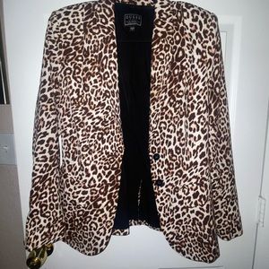 Guess Animal Print Blazer